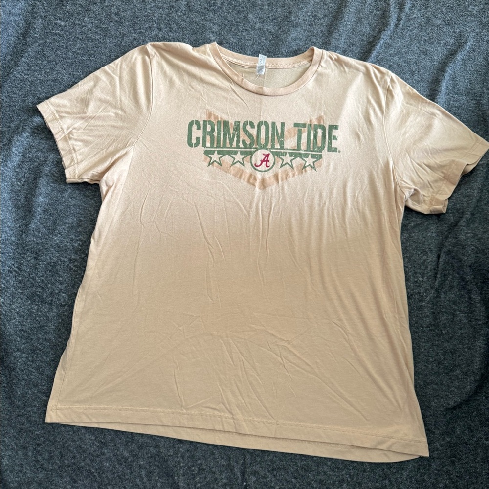 Alabama Bella Canvas Cream Short Sleeve Tee